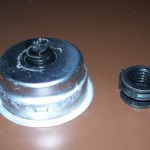 Unscrewed Portafilter Bottom