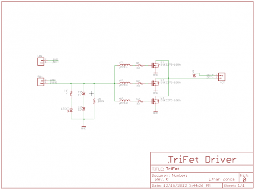 TriFet Motor Driver Schematic