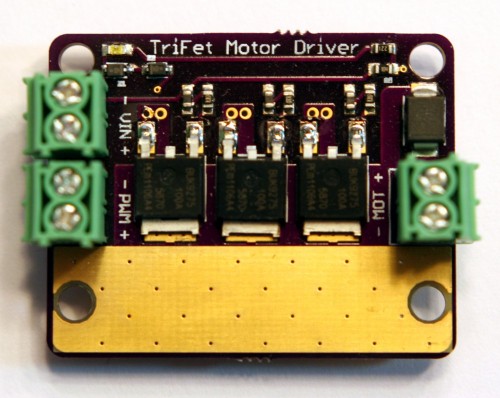 TriFet Motor Driver - PCB Top